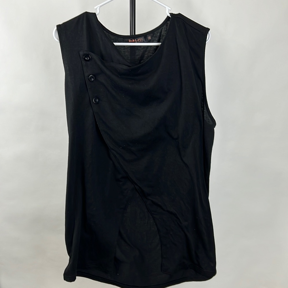 Dablju By Jiniy Mens Size 2XL(Asian Size) black vest